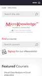 Mobile Screenshot of microknowledge.com